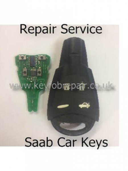  Saab 4 Button Key fob Repair Service 93 Etc